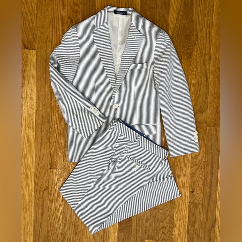 IZOD Boys Seersucker Suit